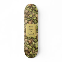 Metal Flower Power Custom Skateboard