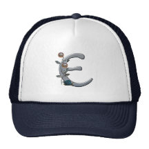 Metal Flowers Monogram D Hats