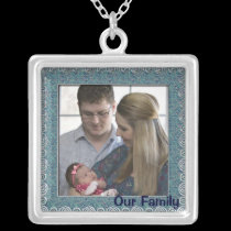 Metal frame for photo design necklaces