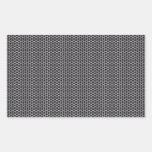 Metal Grate Mesh Rectangular Stickers