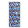 metal grate over a glowing blue plasma texture custom rack card