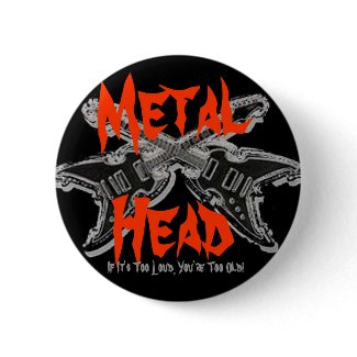 Metal Head button