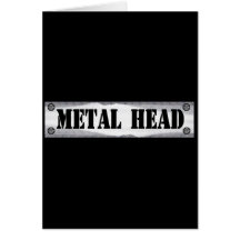Metal Head Card