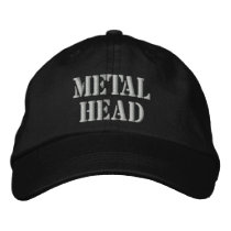 METAL HEAD embroidered hats by mjc8693 METAL HEAD embroidered hats
