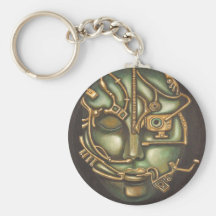 Metal Head Keychain