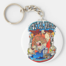 Metal Head Keychain