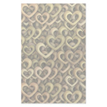 Metal Hearts Custom Stationery