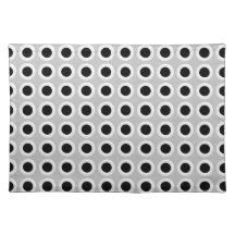 Metal Holes Grill (faux) Placemats