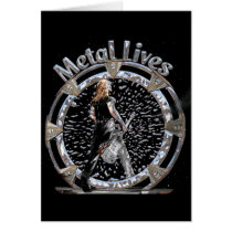 Metal Lives! Cards by MoonArtandDesigns Metal Lives! Cards