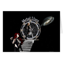 Metal Lives! Cards 2 by MoonArtandDesigns Metal Lives! Cards 2