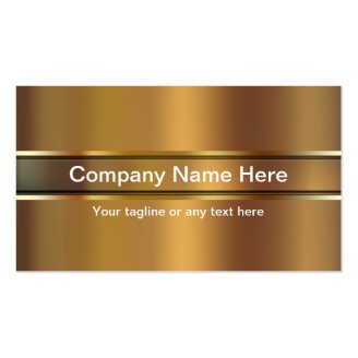 Metal Look Business Cards