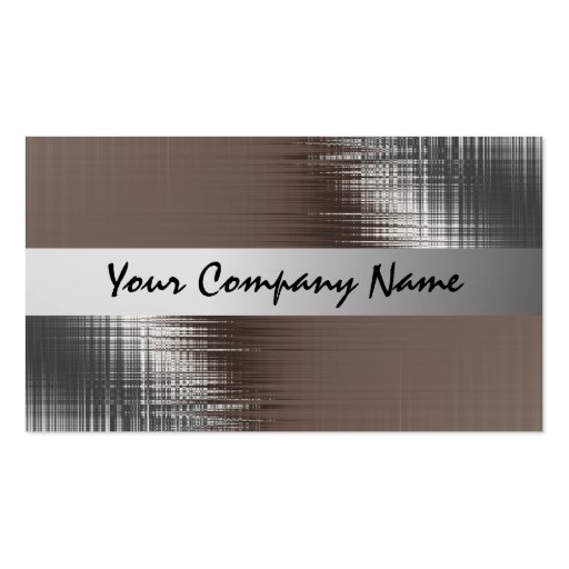 Metal Look Business Cards (front side)