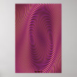 Metal-look Futuristic Optical Illusion Wall Art V Print