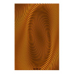 Metal-look Futuristic Optical Illusion Wall Art VI Print