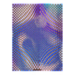 Metal-look Futuristic Optical Illusion Wall Art X Print