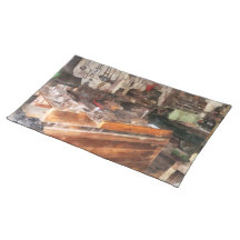 Metal Machine Shop Place Mats