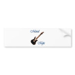 Metal Majic Guitar Bumper Sticker