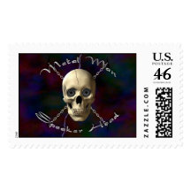 Metal-Man Postage Stamp