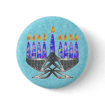 Metal Menorah Buttons