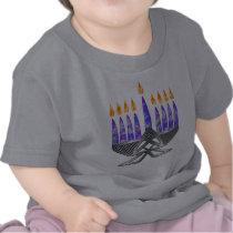 Metal Menorah Infant T-Shirt
