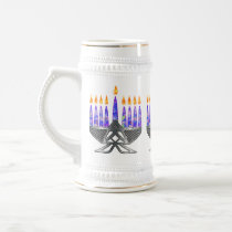 Metal Menorah Steins mugs