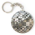 Metal Mirror Ball Keychain