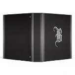 Metal monogram binder