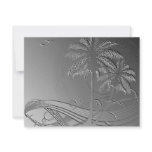 Metal Palms Custom Invitations