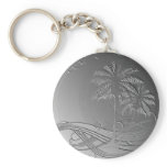 Metal Palms Key Chain