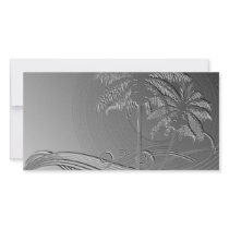 Metal Palms photo cards by creative_eye Metal Palms photo cards