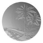 Metal Palms Stickers