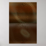 Metal Panels on Copper Optical Illusion Wall Art Posters