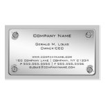 Metal Plate Construction Business Cards