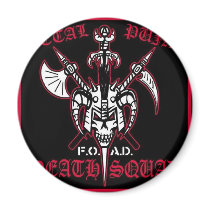 METAL PUNK DEATH SQUAD magnets by Bassfiend456 METAL PUNK DEATH SQUAD magnets