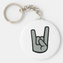 Metal - Rock Hand Key Chain