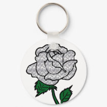 Metal rose key chain keychains by marcya7 Metal rose key chain keychains