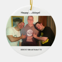 Metal Rules! Christmas Ornament HEAVY