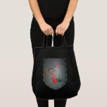 Metal Shield Dragon Tote Bag