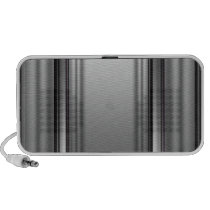 Metal silver executive masculine portable speakers speakers