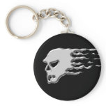 Metal skull key chain