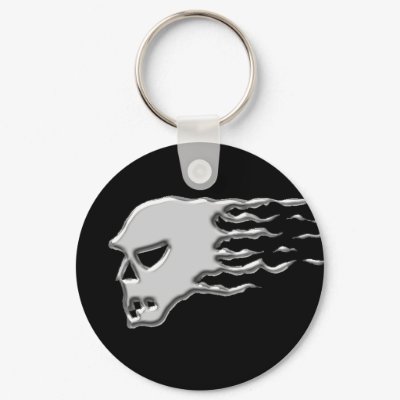 Metal skull key chain by BannedTigers