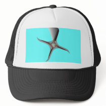 Metal Starfish hats by JackPollockRevival Metal Starfish hats