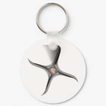 Metal Starfish keychains