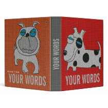 Metal Texture (with doggie) Binder by pixibition Metal Texture (with doggie) Binder