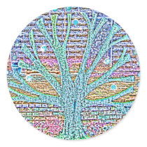Metal Tree Stickers