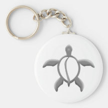metal turtle key chain