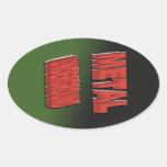 Metal Underground with Green Background Stickers