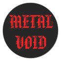 METAL VOID stickers by nicholas1010 METAL VOID stickers