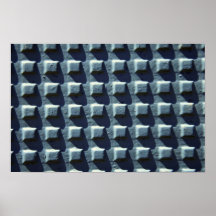 Metal With Elevated Squares Poster