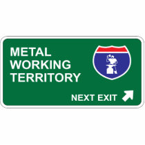 Metal Working Next Exit photo sculptures by whatitis Metal Working Next Exit photo sculptures